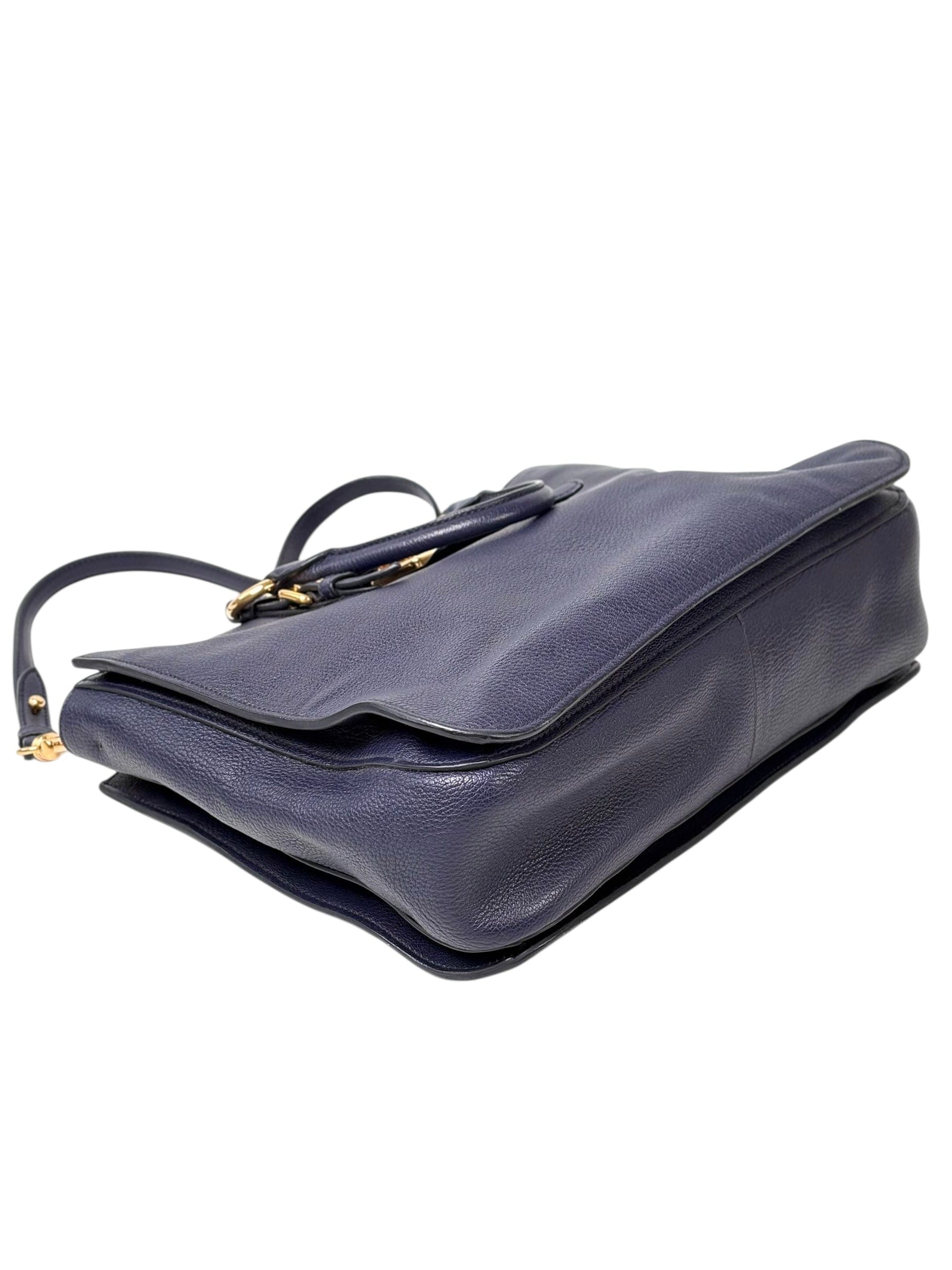 Miu Miu Miumiu Blue/Purple Learher Bag