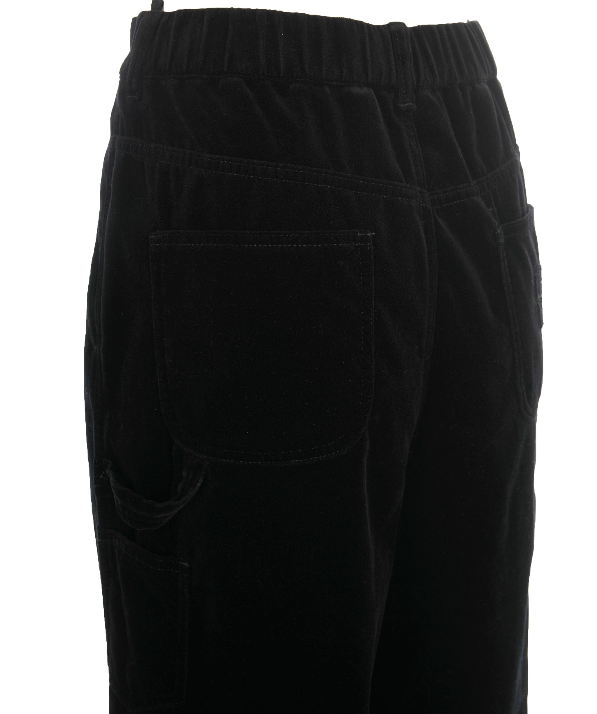 Miu Miu Miu Miu Black Logo Trousers Velore 42 ALL0981