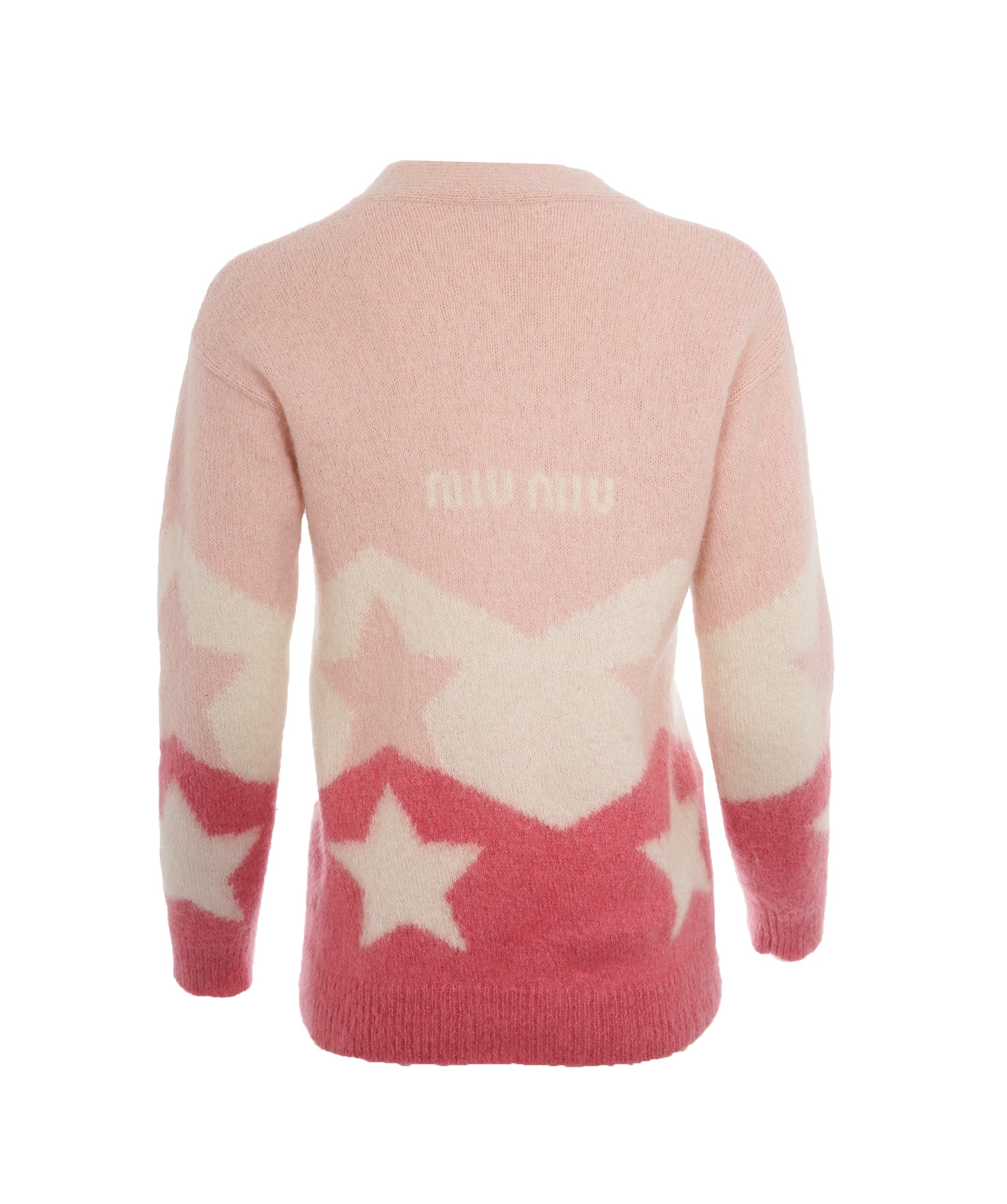 Miu Miu Miu Miu Star Pink Cardigan  ALL0601