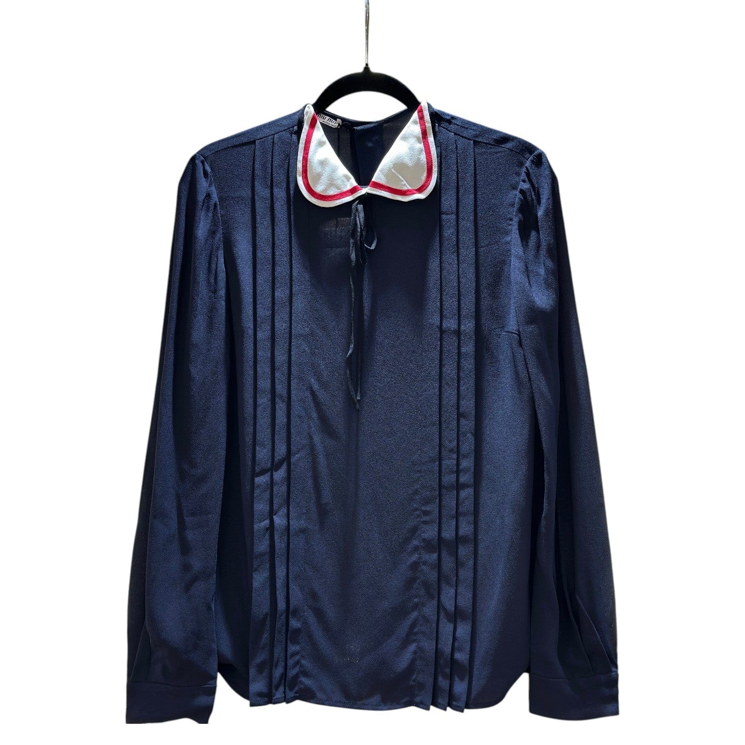 Miu Miu MiuMiu Long Sleeve Shirt Navy - Size 38