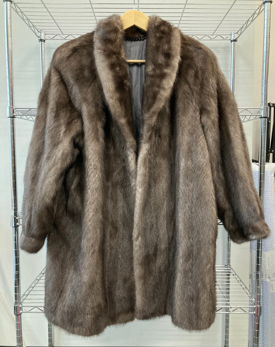 Mink Blue Iris Medium Coat 9926041400061