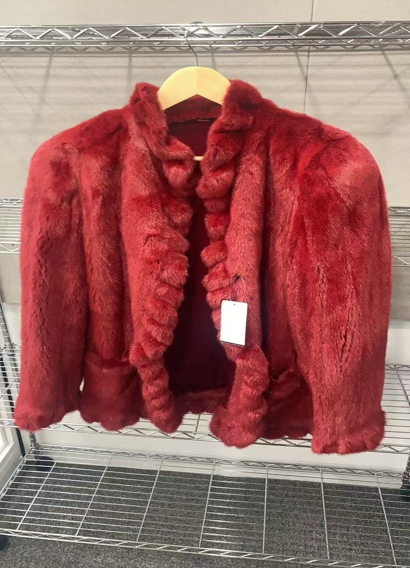 Saga mink Mink Red Medium Coat 9926041400023