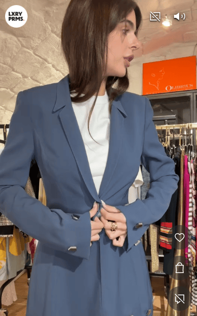 MUGLER Mugler Petrol Blue Jacket AGC3429