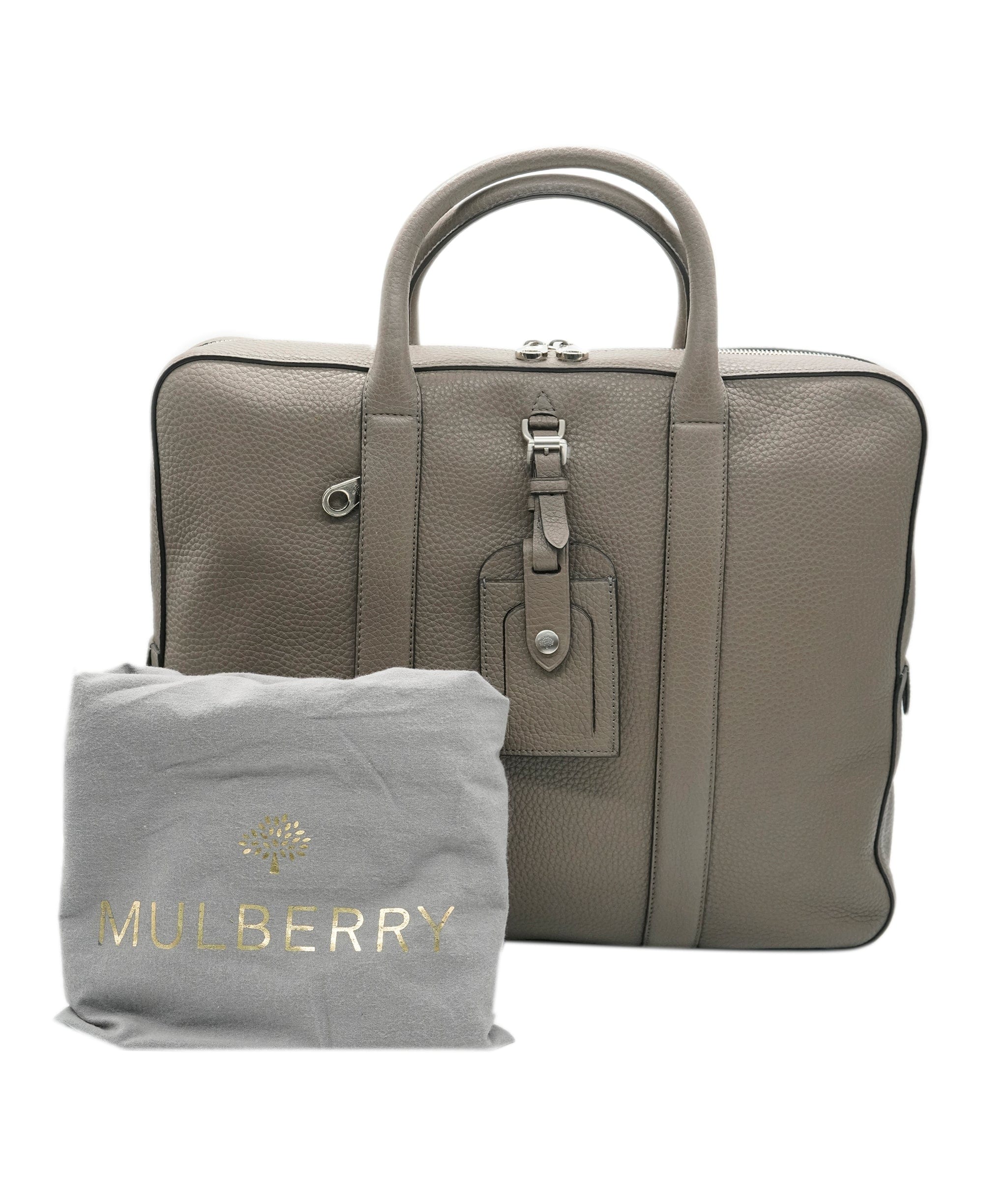 Mulberry Mulberry Kenrick Briefcase Leather Grey - APC0010