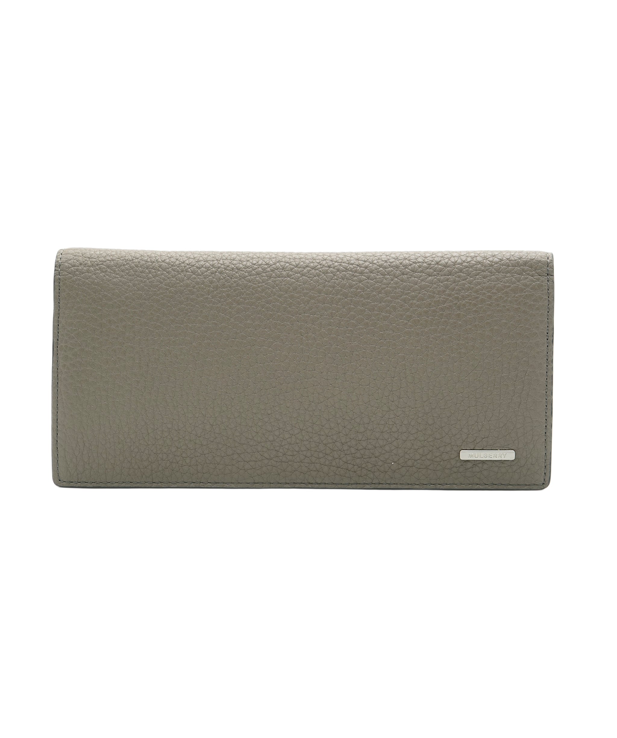 Mulberry Mulberry Long Wallet Cardholder Grey Leather with Grain - APC0022