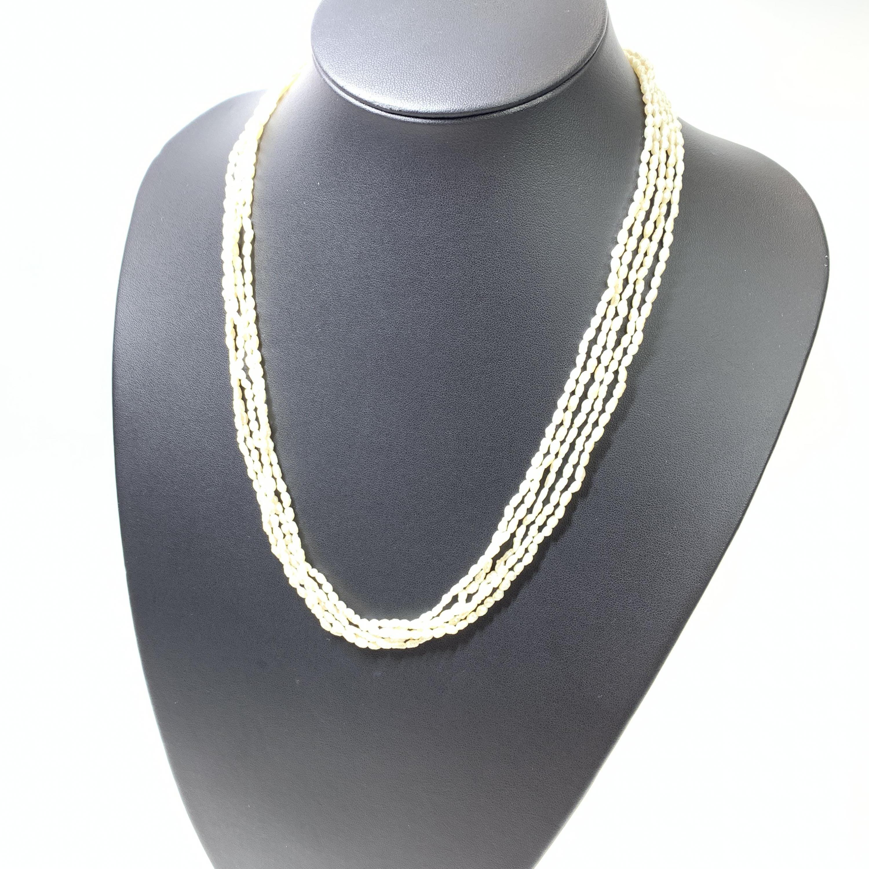 No Brand No Brand Pearl String Necklace, SV925, 26.8g, 21.1inch C308381