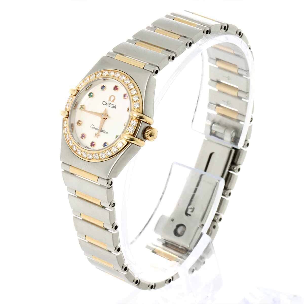 OMEGA OMEGA Constellation Mini Iris 1367.79 750 YG Diamond White Shell Dial 90283485
