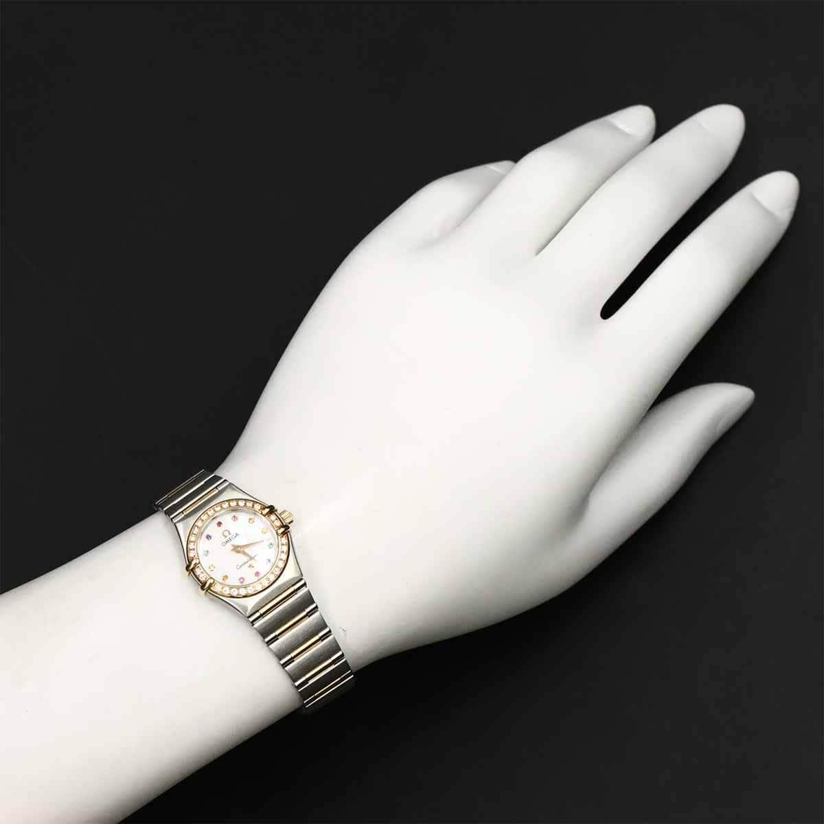OMEGA OMEGA Constellation Mini Iris 1367.79 750 YG Diamond White Shell Dial 90283485