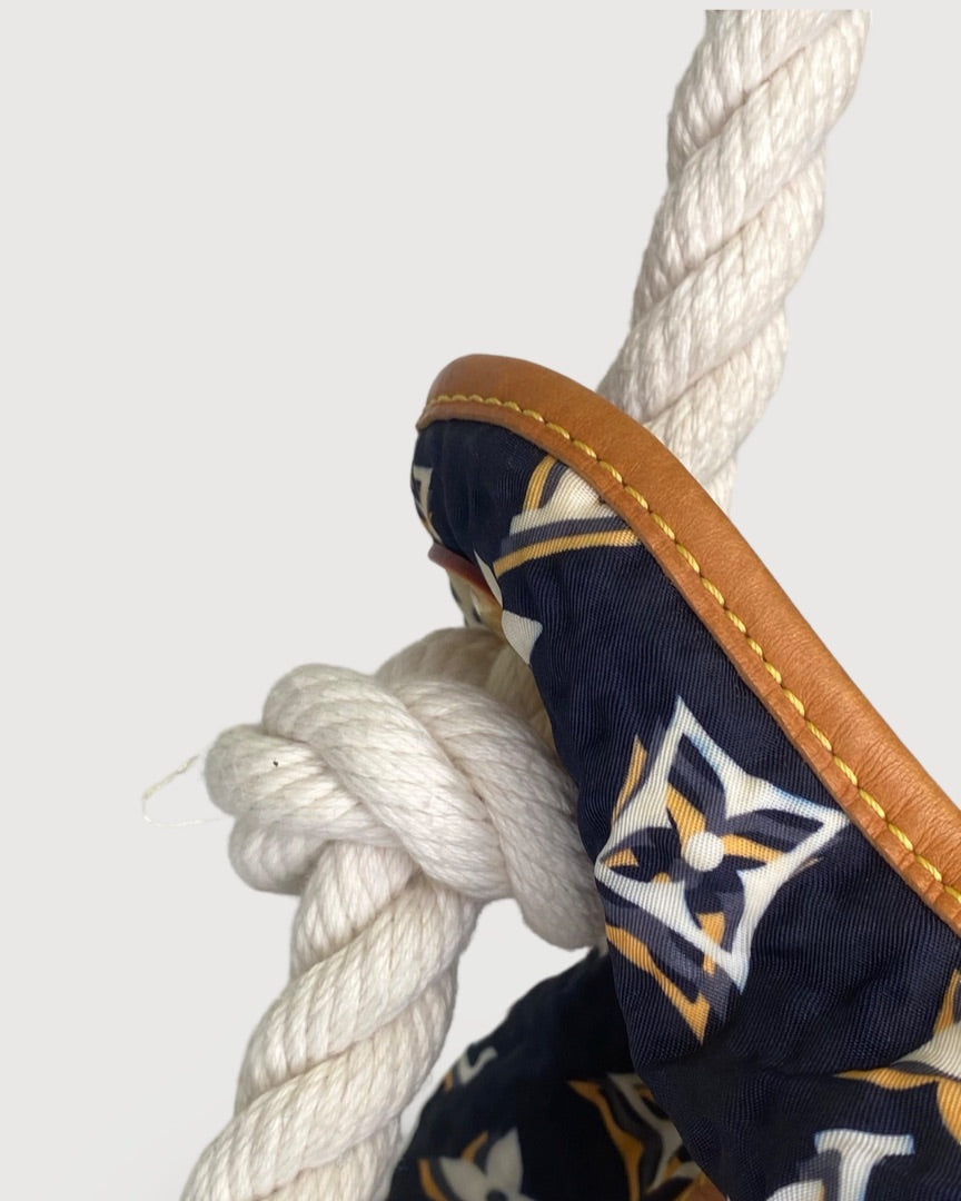Louis Vuitton Monogram Bulles Bag Navy/ White