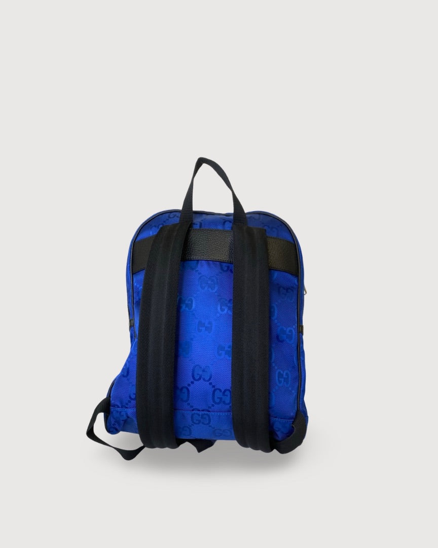 Blue Gucci Nylon Backpack