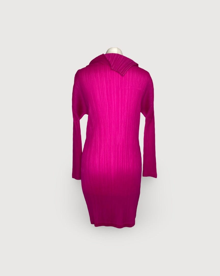 Pleats Please Pink Pleats Please Mini Dress, S
