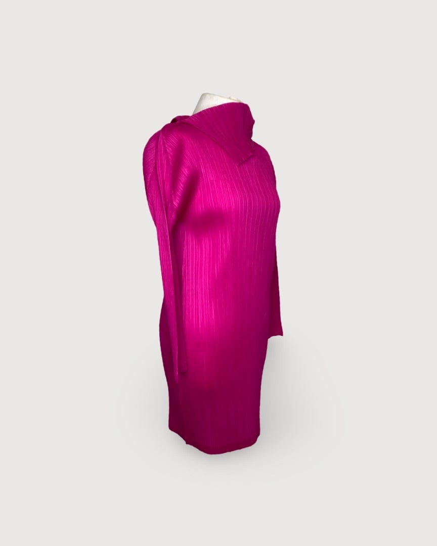 Pleats Please Pink Pleats Please Mini Dress, S
