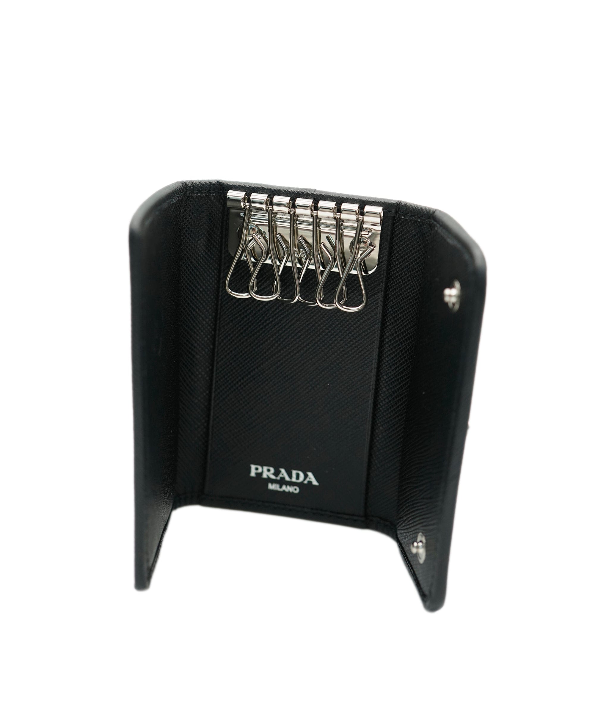 Prada Prada Black Key Holder Pouch  AJL0166