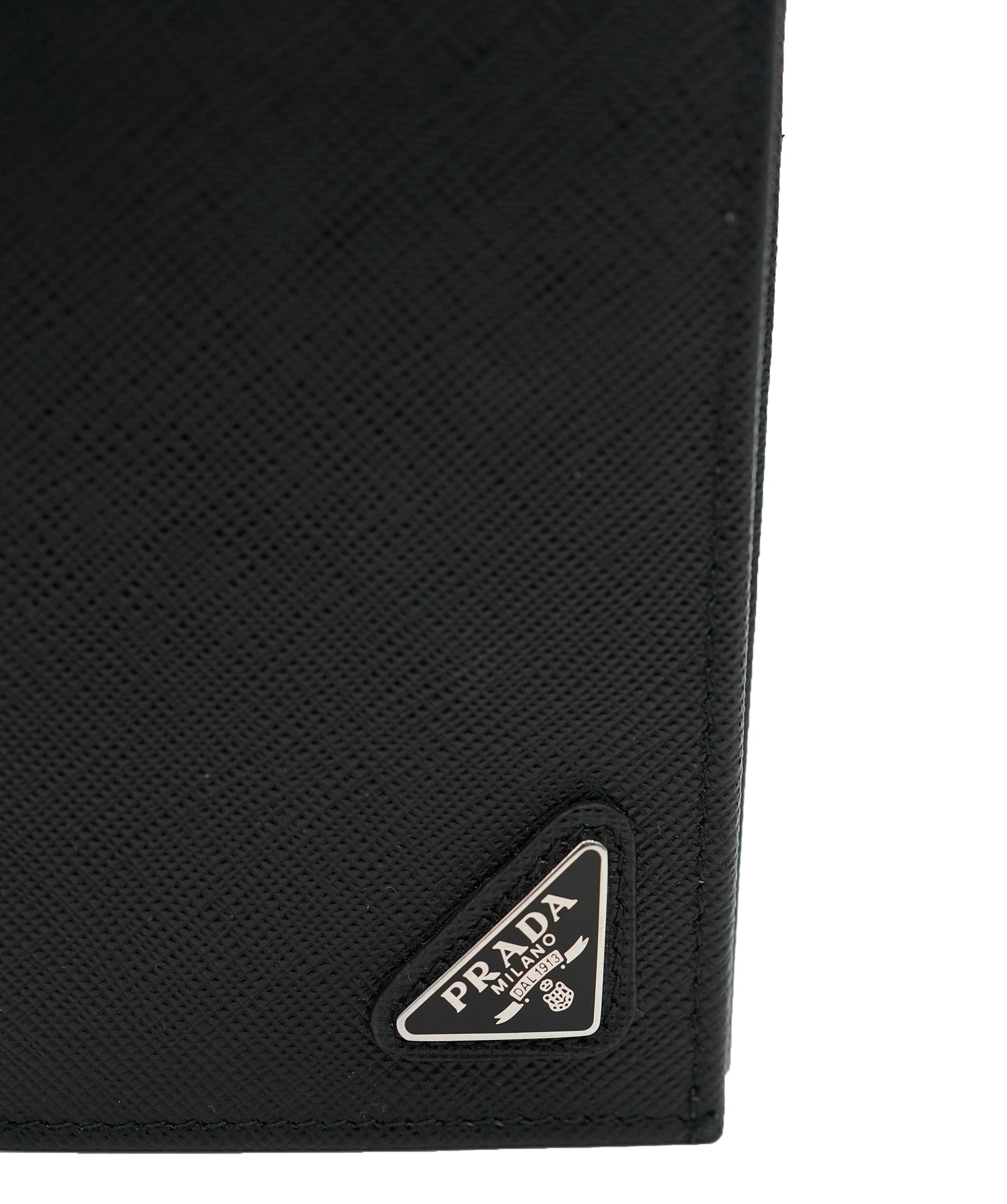 Prada PRADA Long Wallet Safiano leather Black Auth am4313 DBXS1715