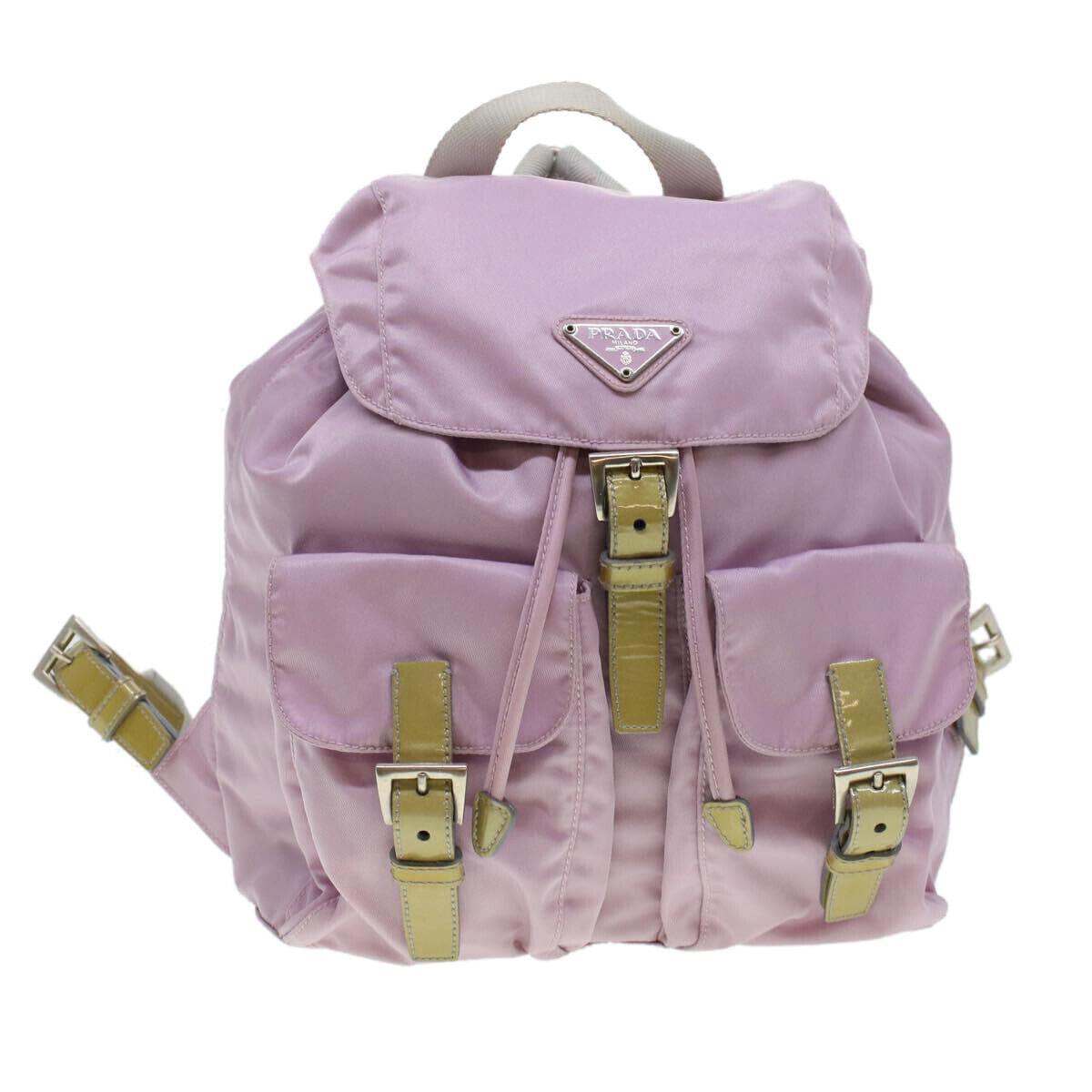 Prada Prada Backpack Purple ASC2546