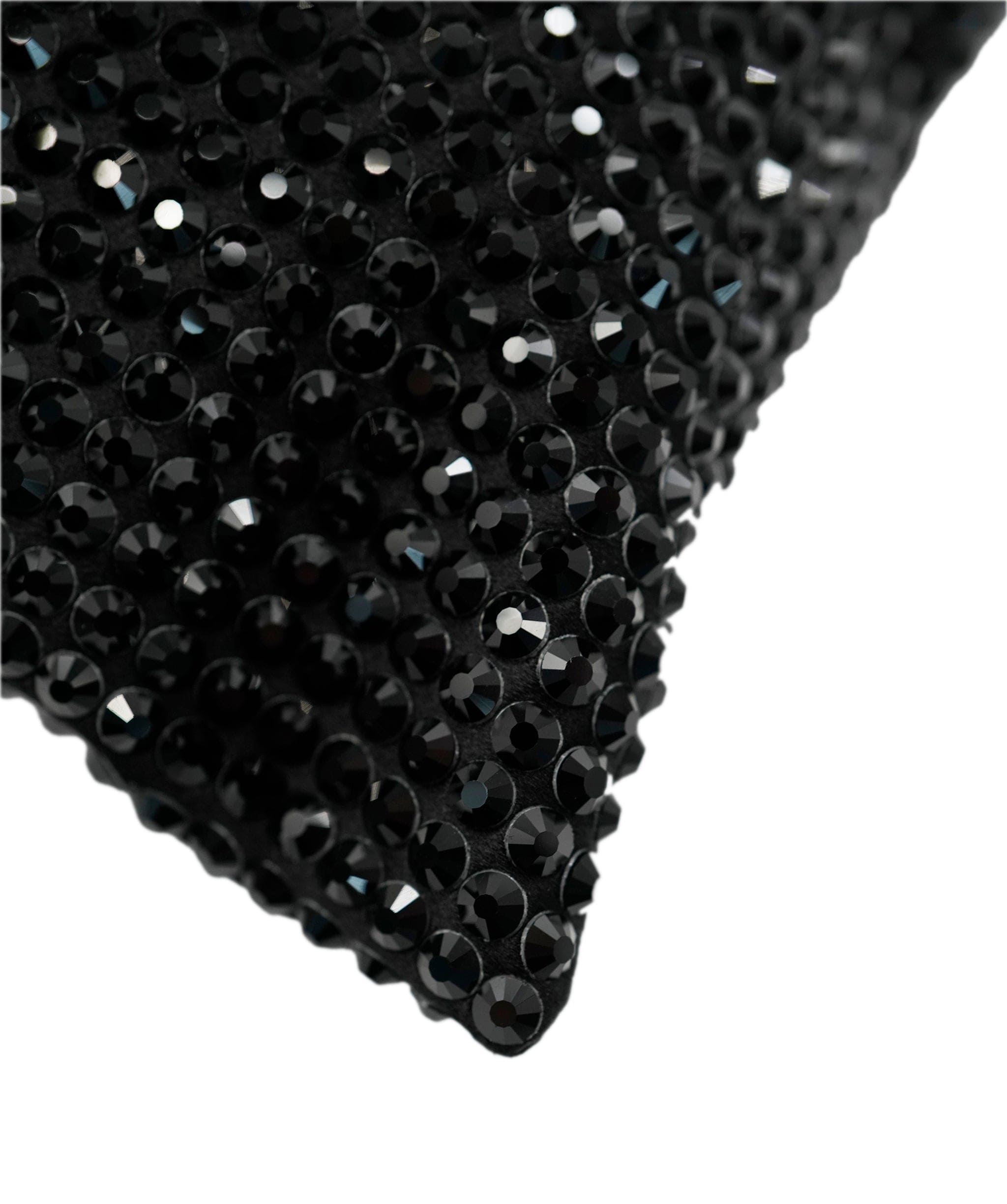 Prada Prada Black Crystal Embellished Logo Chain Crossbody Bag ALC2185