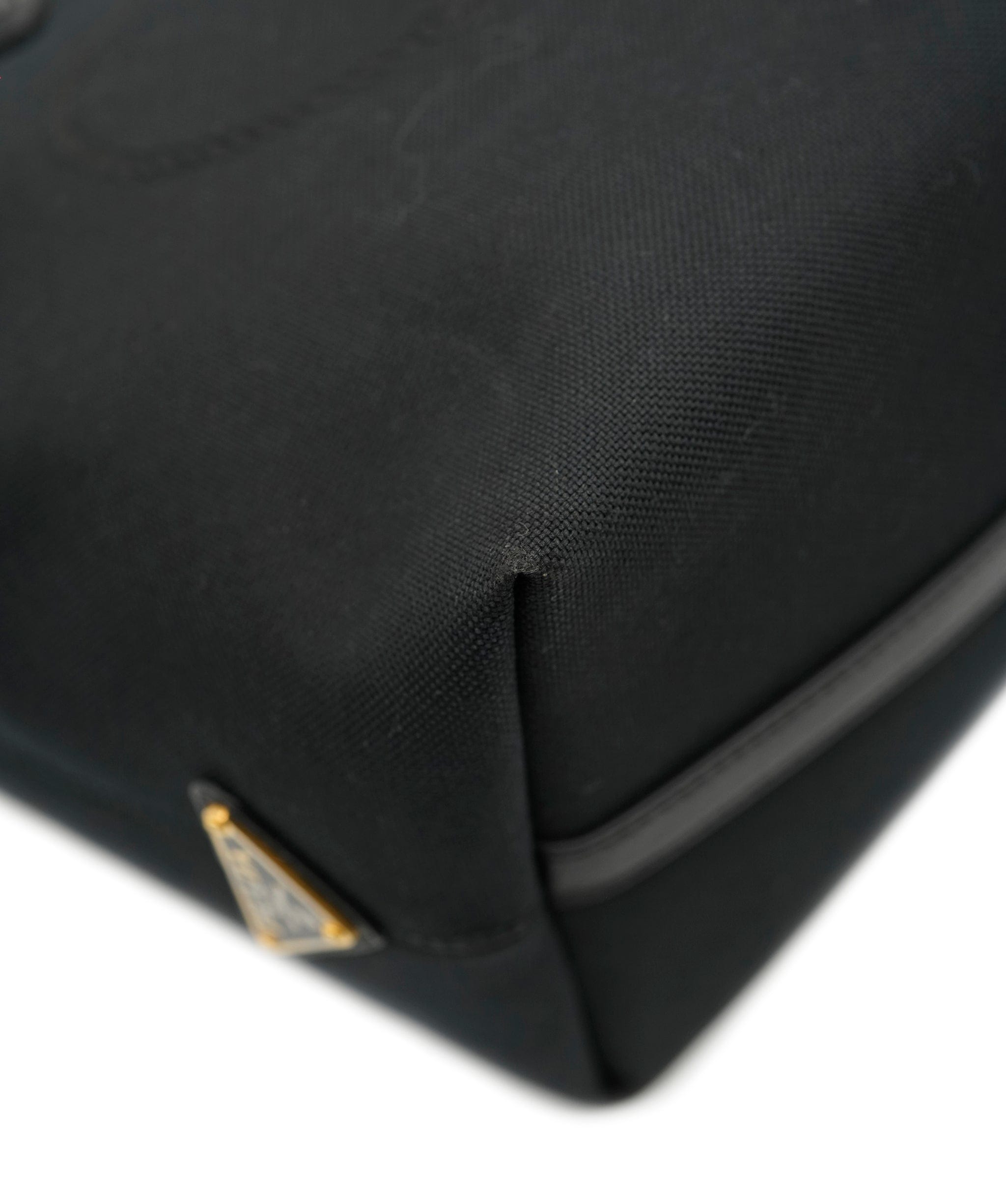 Prada Prada Jacquard Logo Tote Bag Black  DBXS3531