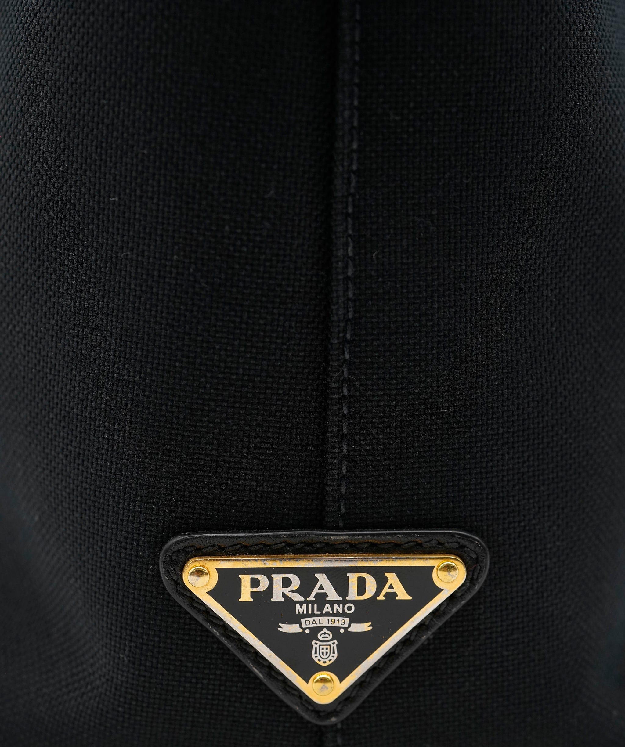 Prada Prada Jacquard Logo Tote Bag Black  DBXS3531