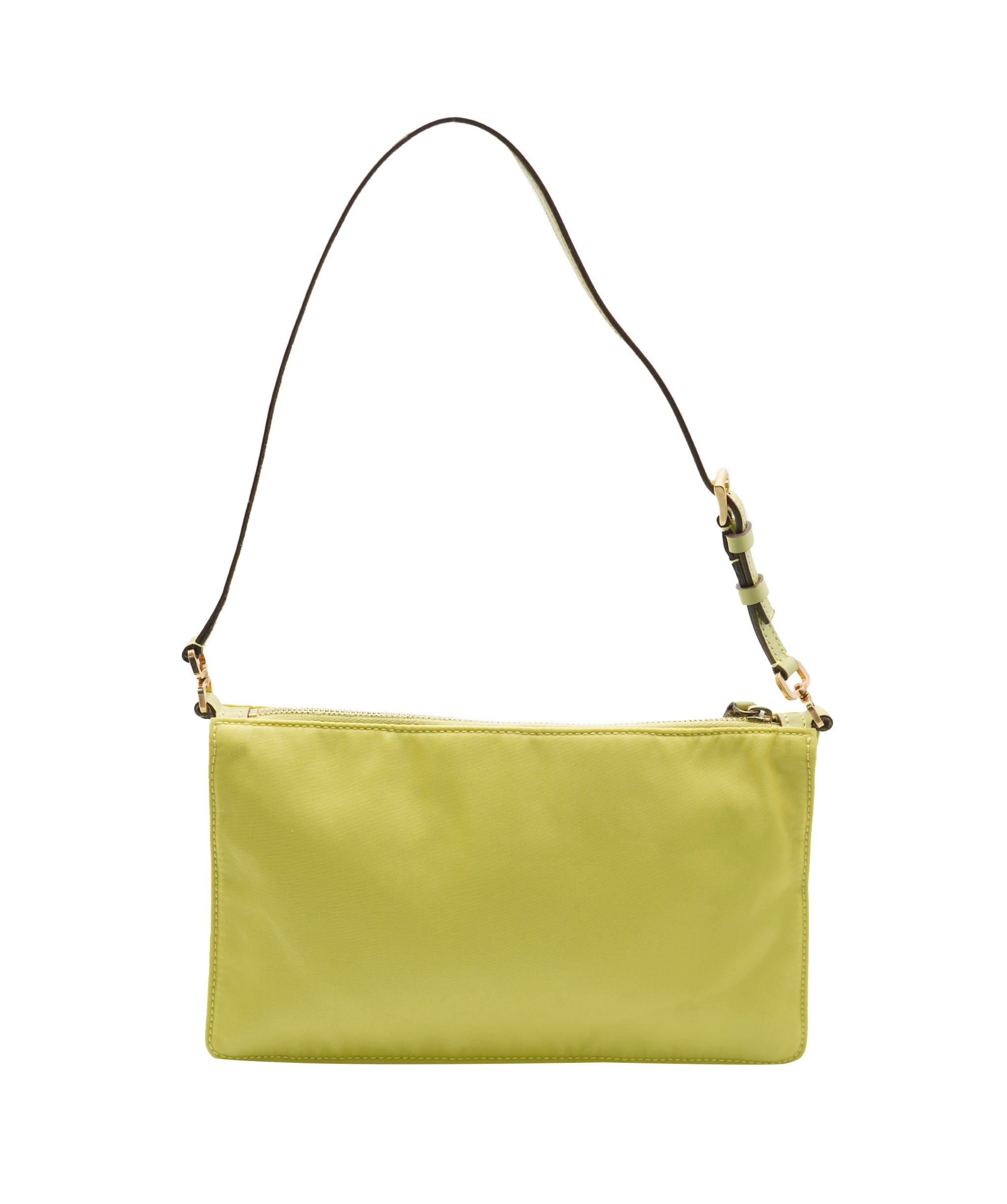 Prada Prada Nylon Pochette Yellow ASL7684