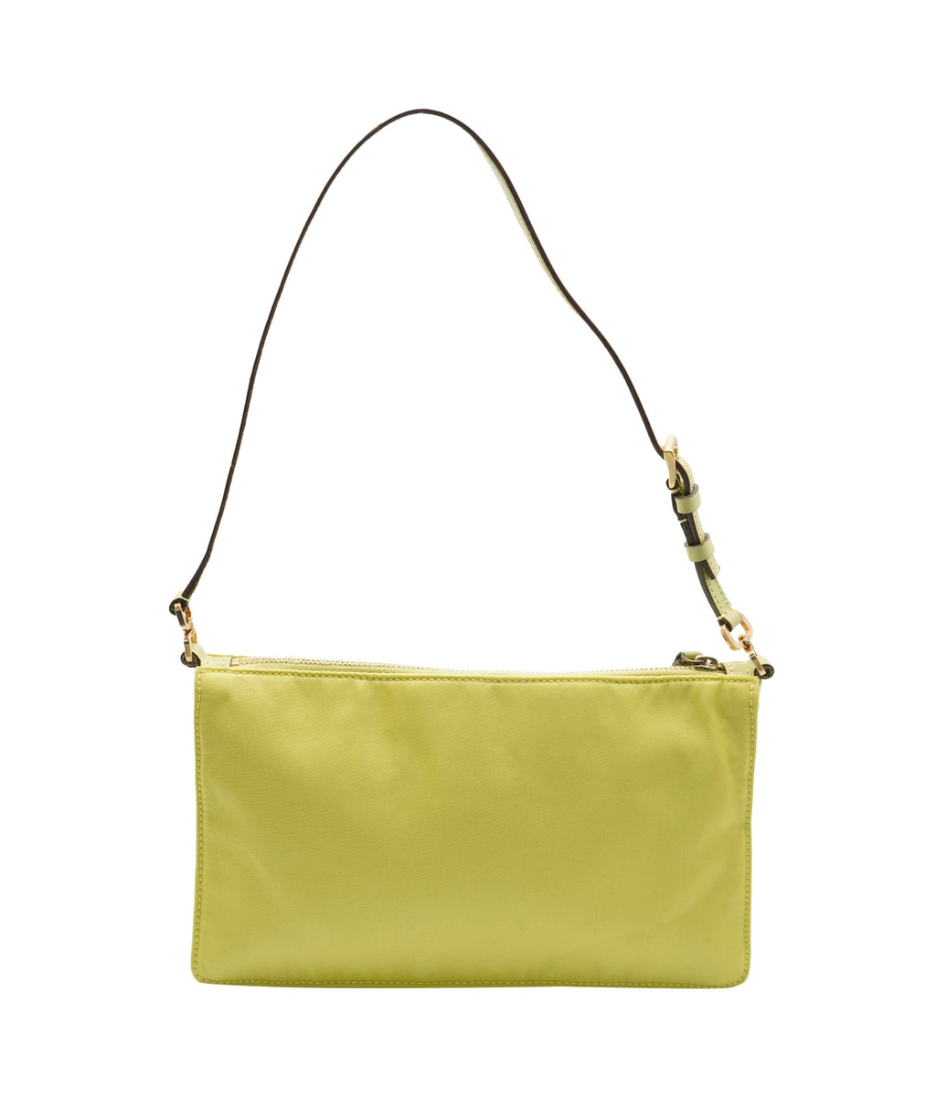 Prada Nylon Pochette Yellow ASL7684