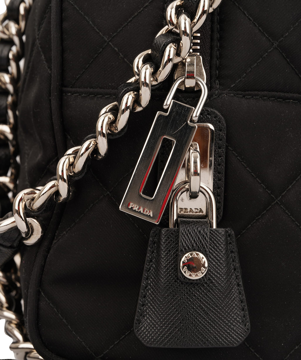 Prada Prada Quilted Nylon Chain Bag AKC1558
