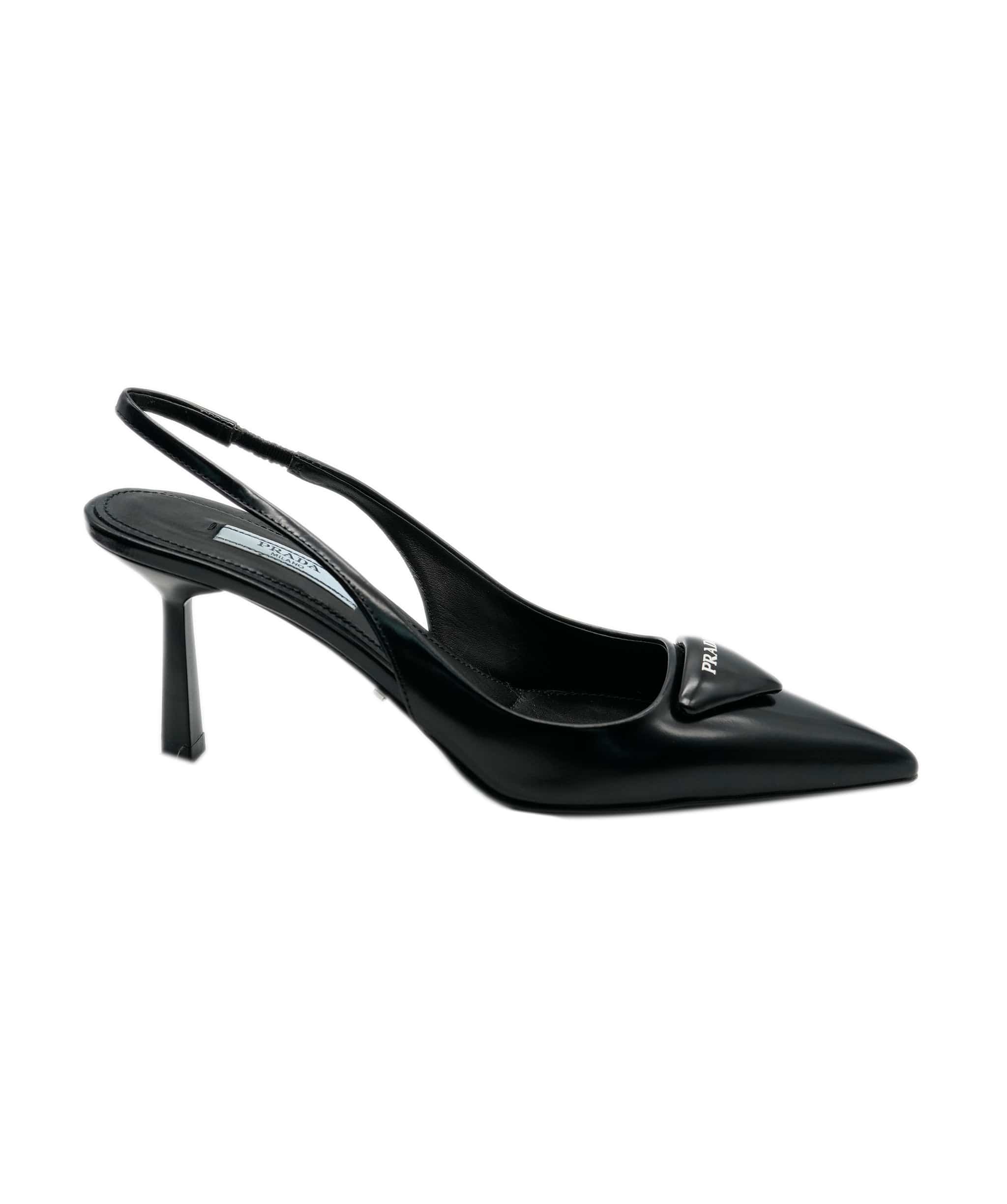 Prada black mule heels size 34 - AJC0413 – LuxuryPromise