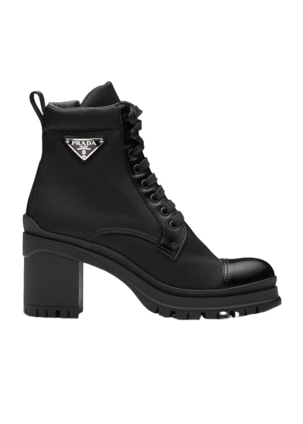 Prada Prada Heeled Boots Nylon Black 39 SKC1538