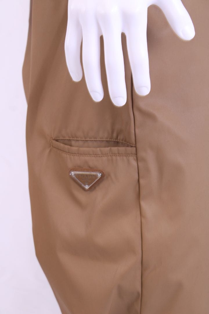 Prada Prada Nylon Waistcoat/ Trouser Co-Ord Tan XL