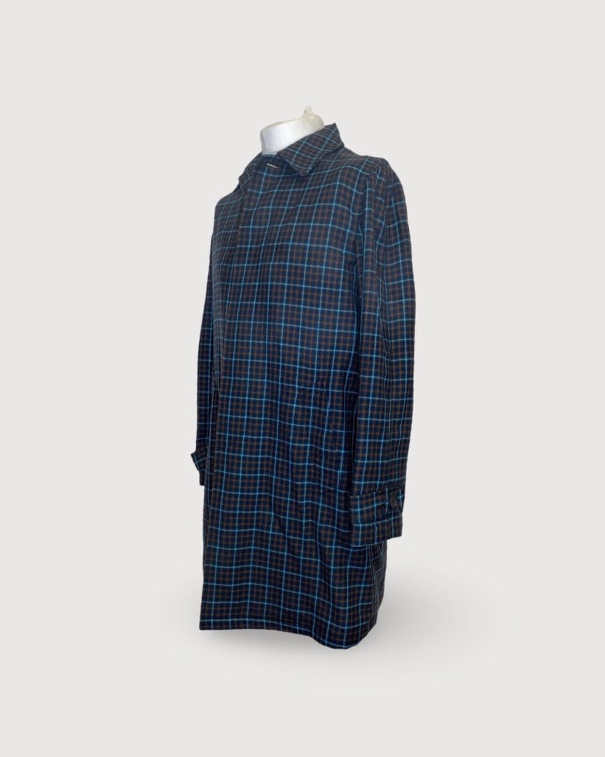 Prada Navy Prada Long Coat, L