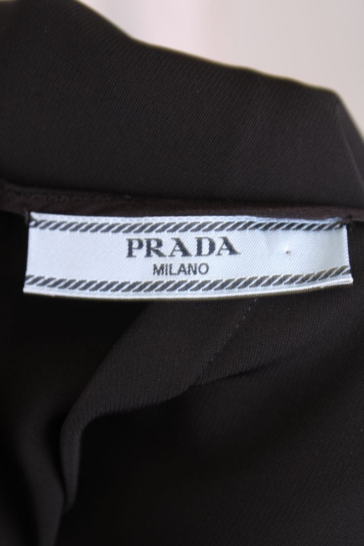 Prada Prada Chain Strap Slip Dress Black S