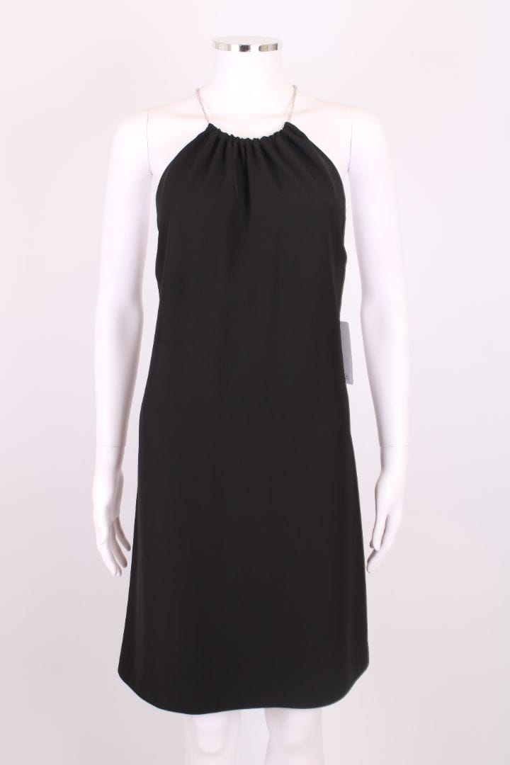 Prada Prada Chain Strap Slip Dress Black S