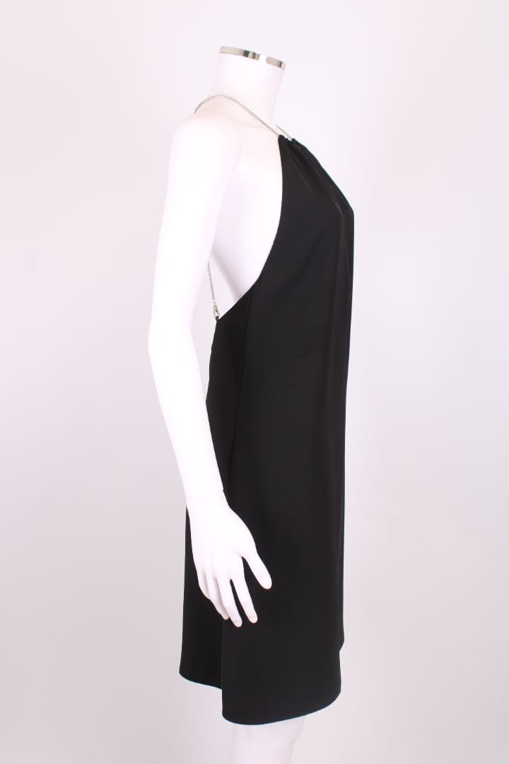 Prada Prada Chain Strap Slip Dress Black S