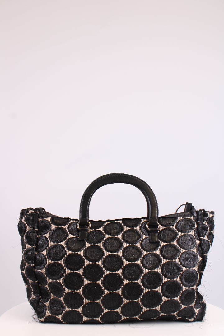 Prada Prada Handbag Black/ Cream