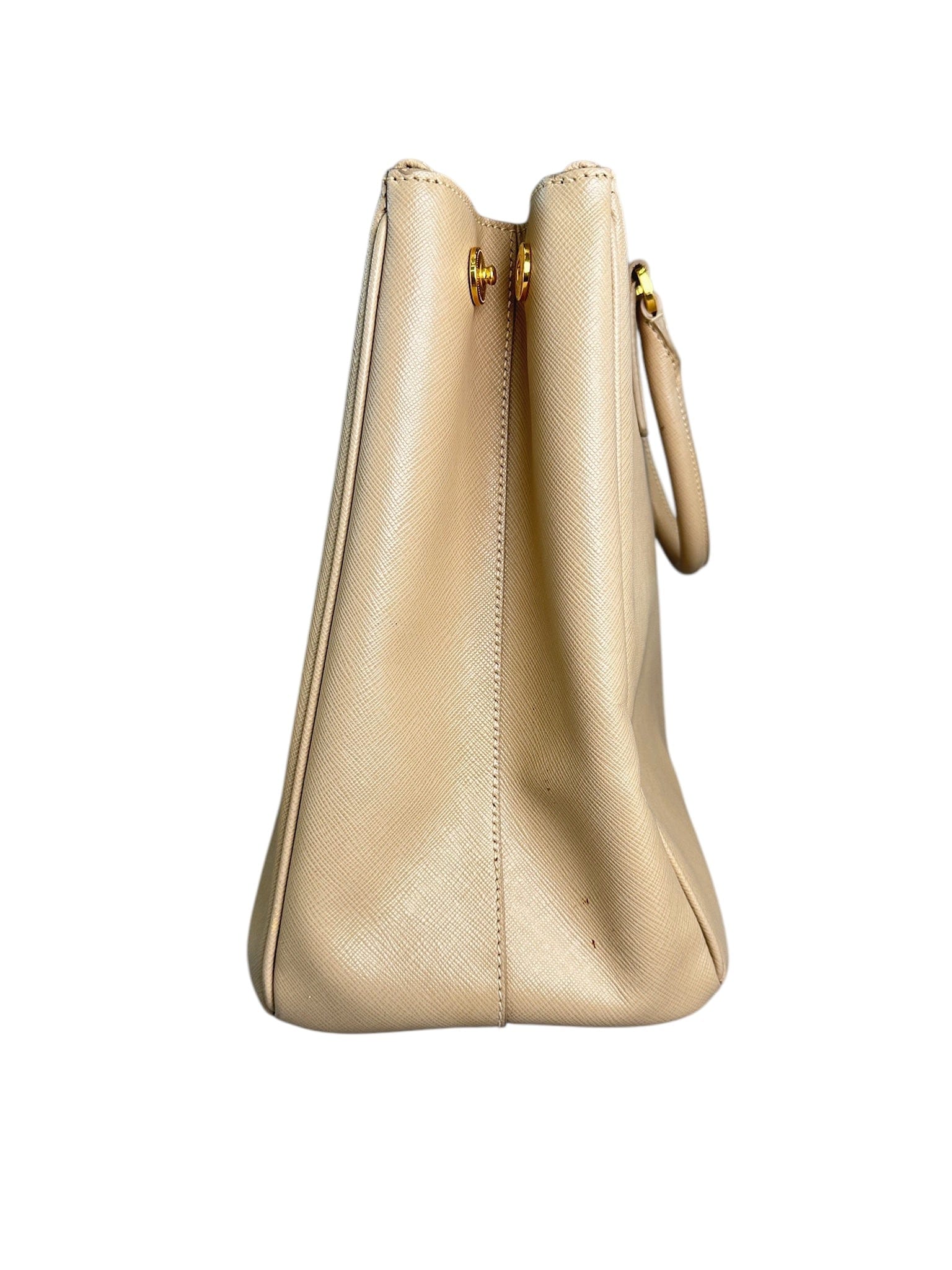 Prada Prada Large Nude Saffiano Bag