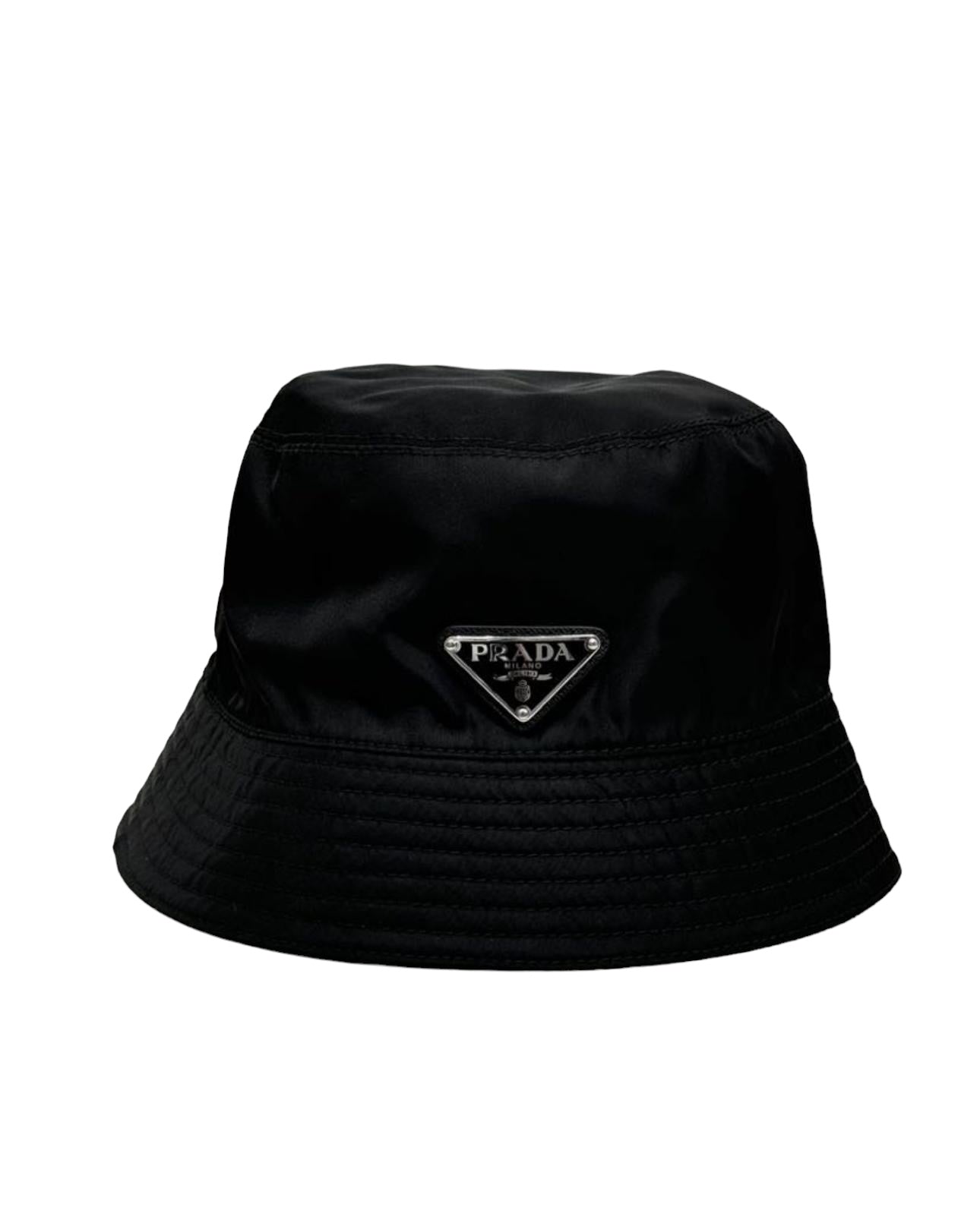 Prada Prada Re-Nylon Bucket Hat Black Small