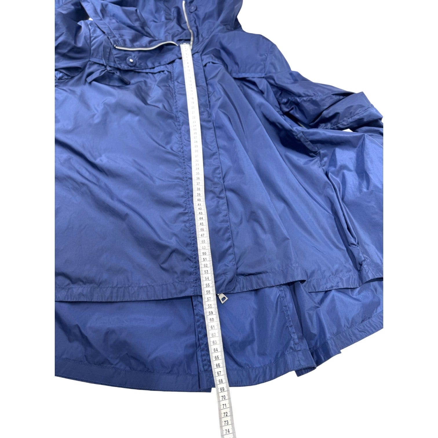 Prada Prada Blue Zipped Up Nylon Jacket #40