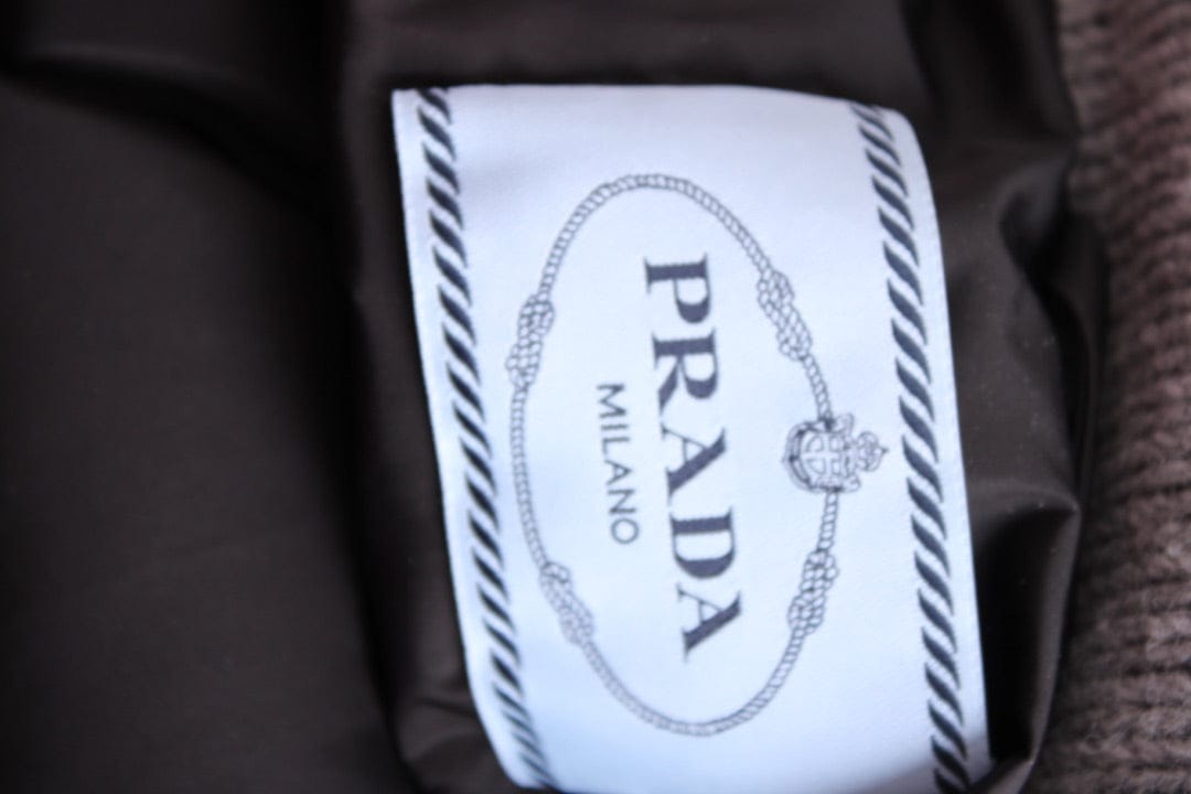 Prada Prada Cashmere Blend Padded Jacket Grey 8