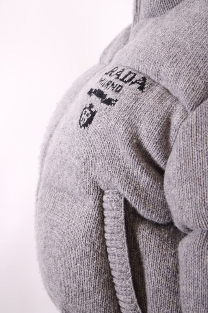Prada Prada Cashmere Blend Padded Jacket Grey 8