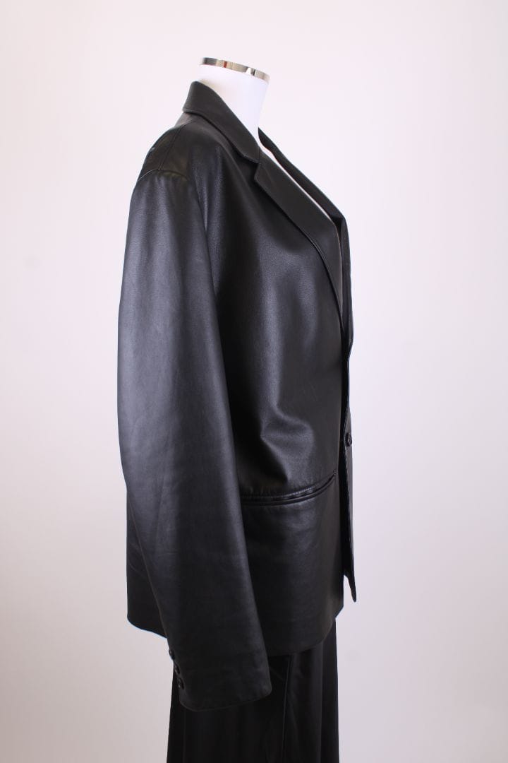 Prada Prada Leather Jacket Black M