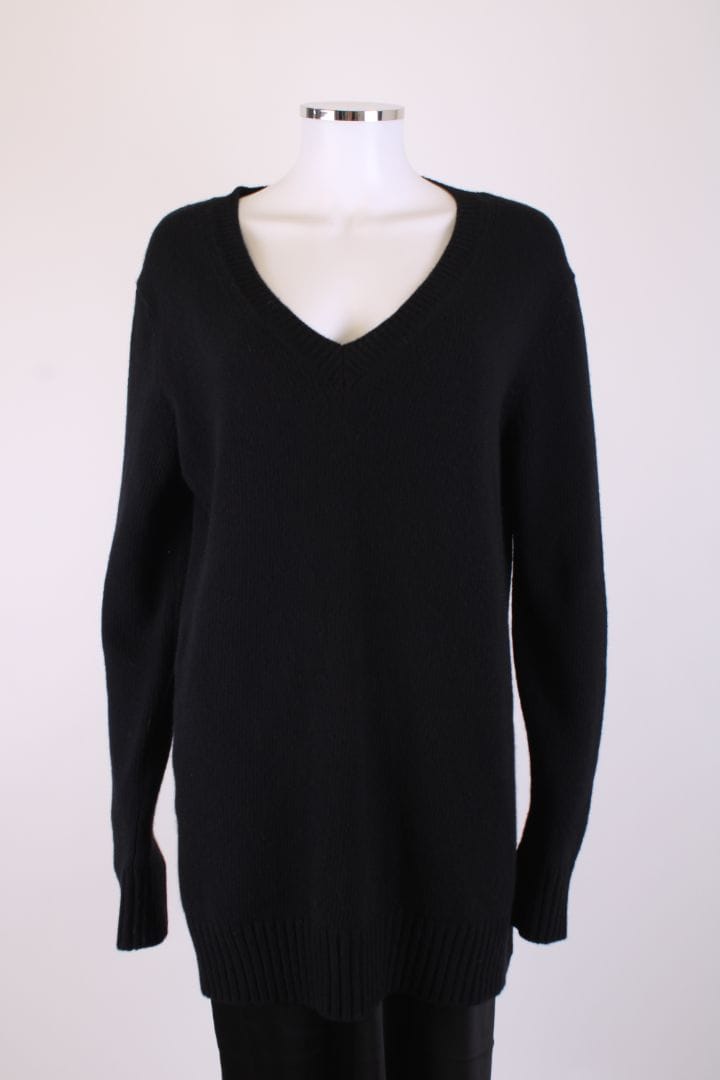 Prada Prada V Neck Jumper Black M