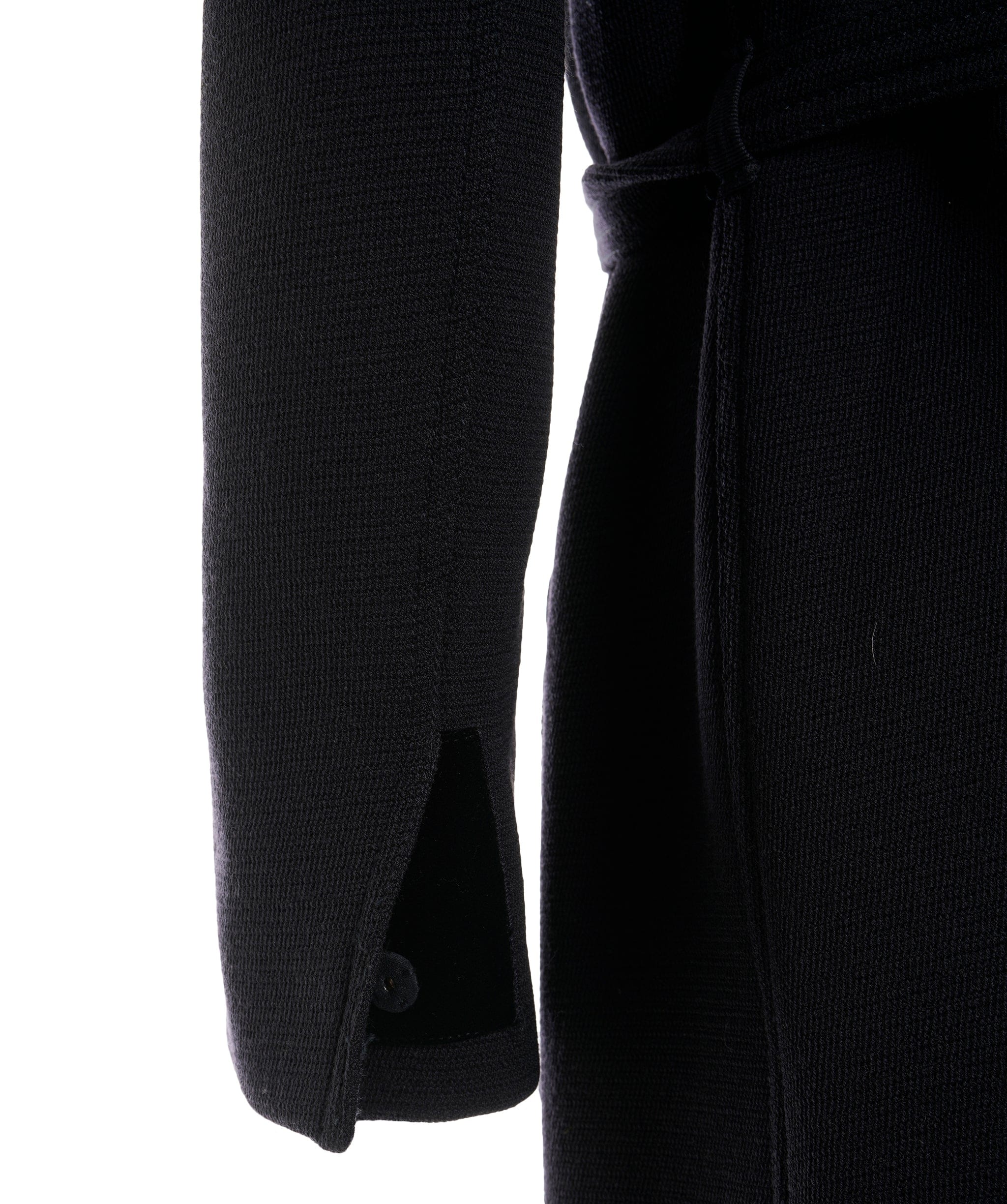 Prada Prada Black Longline Coat  ALC2992