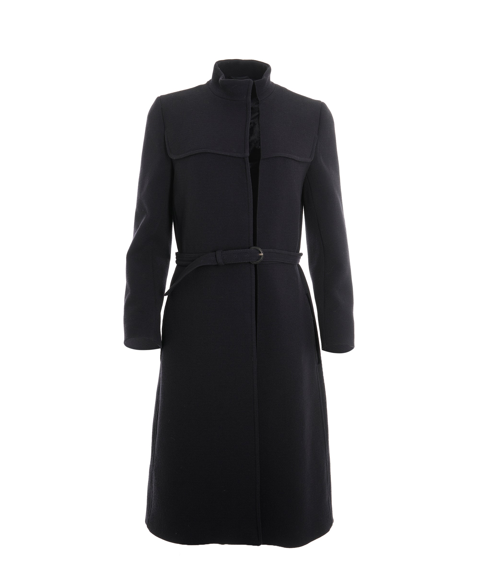 Prada Prada Black Longline Coat  ALC2992