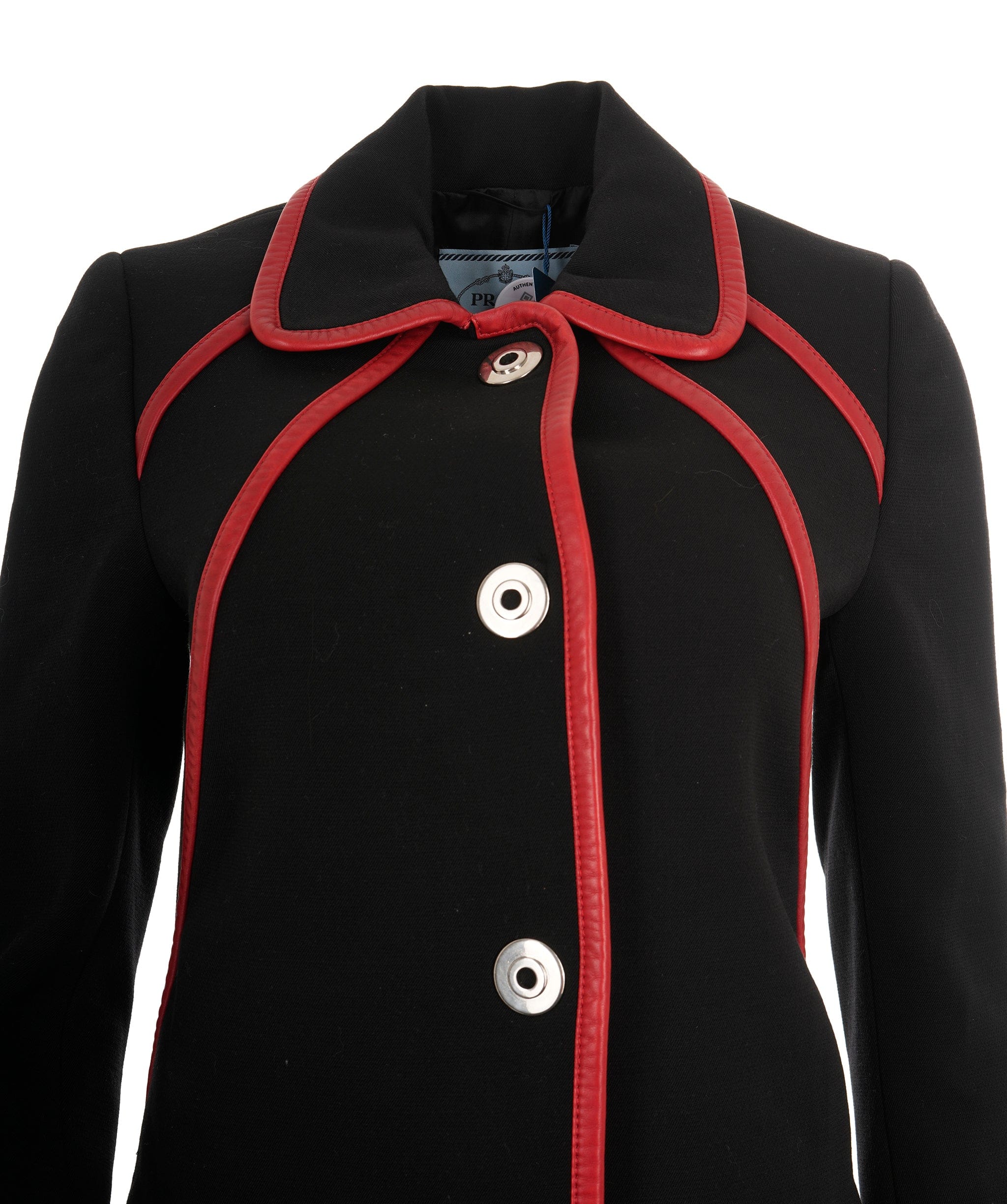 Prada Prada Red and Black Coat  ALC3551