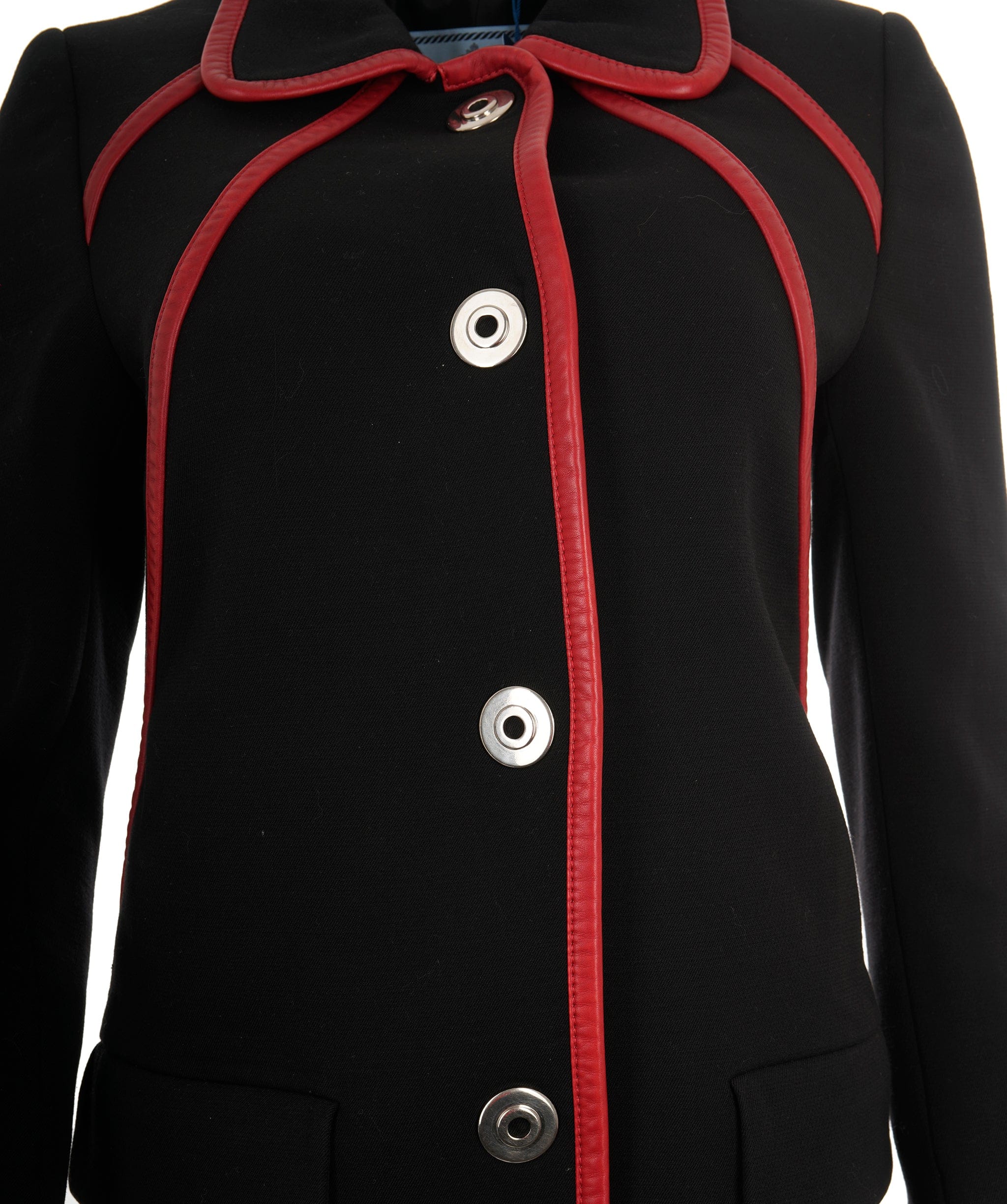 Prada Prada Red and Black Coat  ALC3551