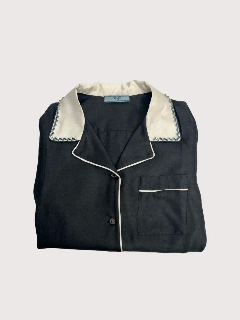 Prada Black Prada Shirt, M
