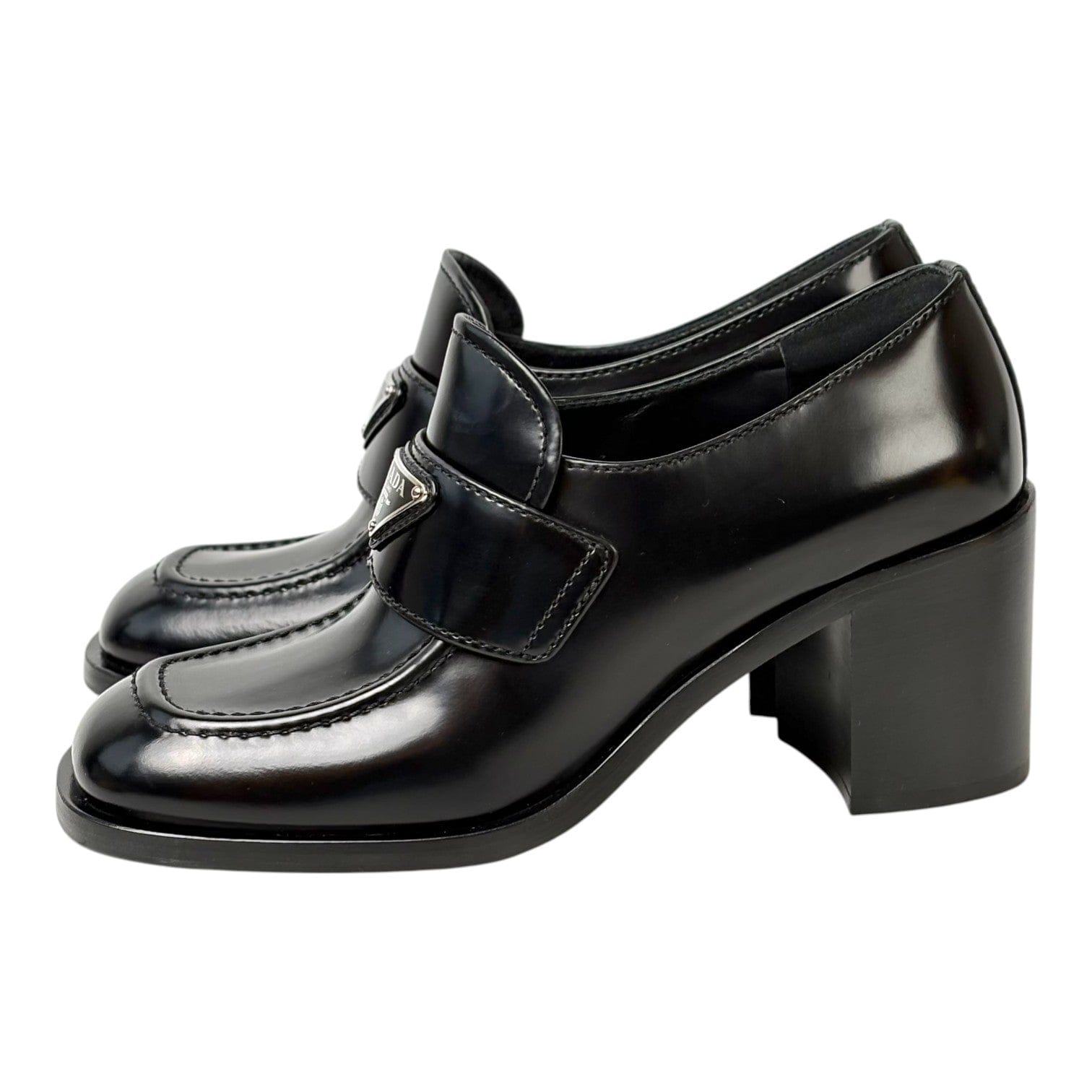 Prada Prada Black Loafer Shoes #38
