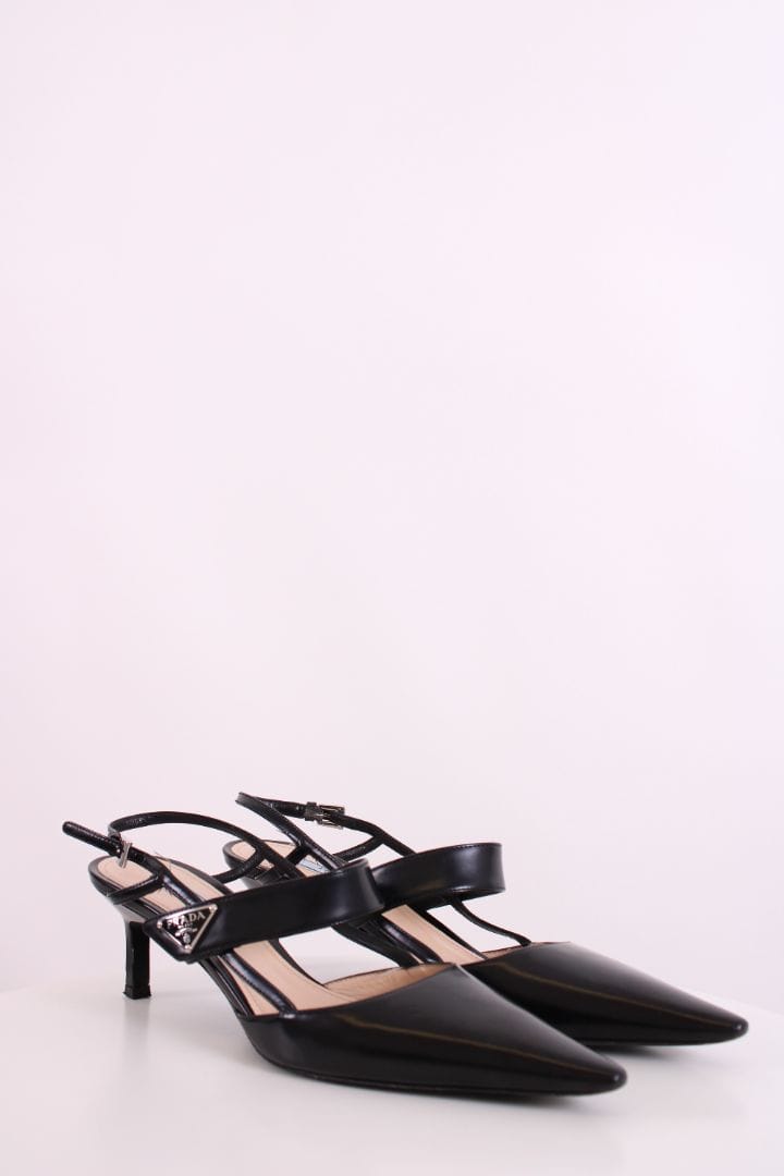 Prada Prada Slingback Heels Black 39.5