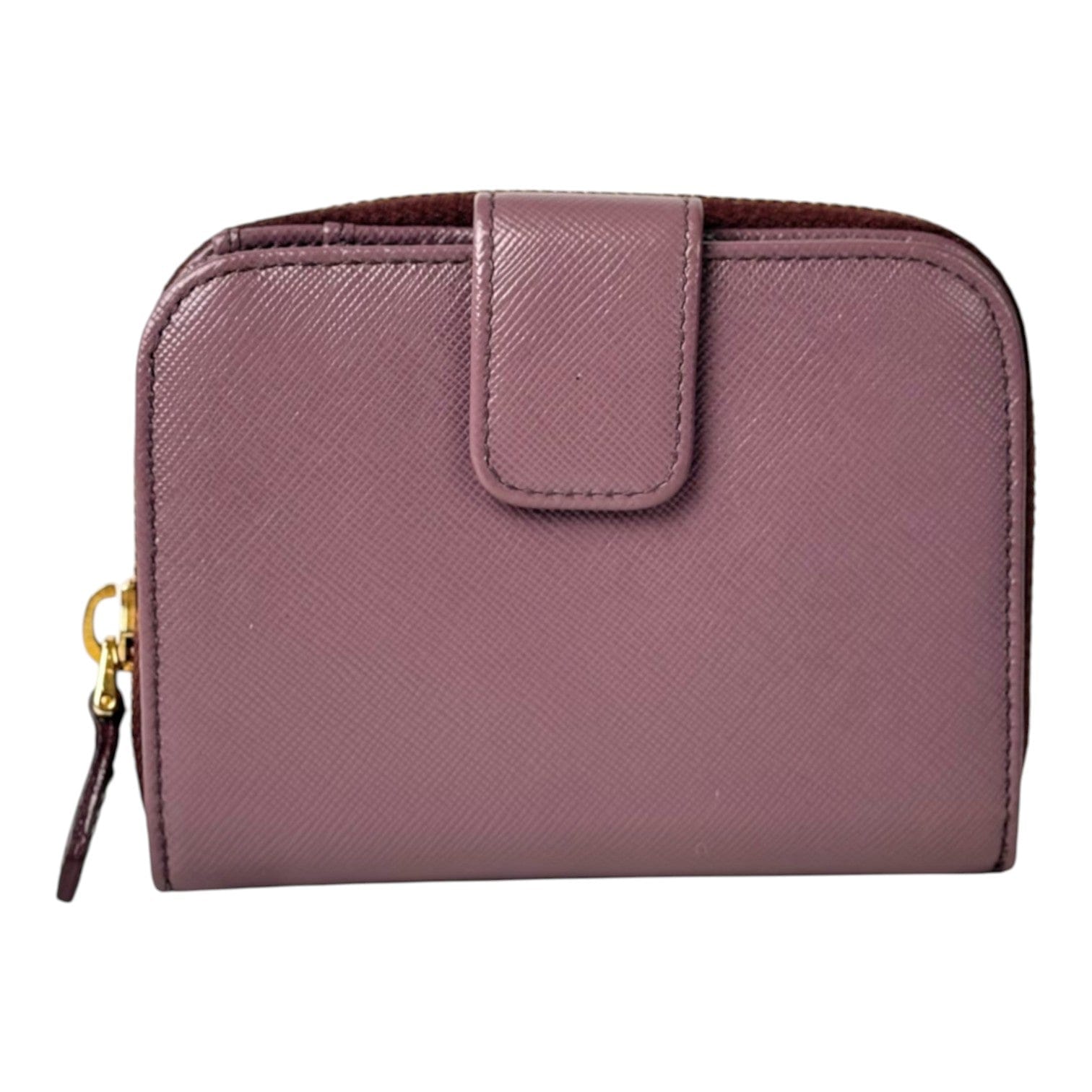 Prada Prada Saffiano Wallet Zip Pass Case
