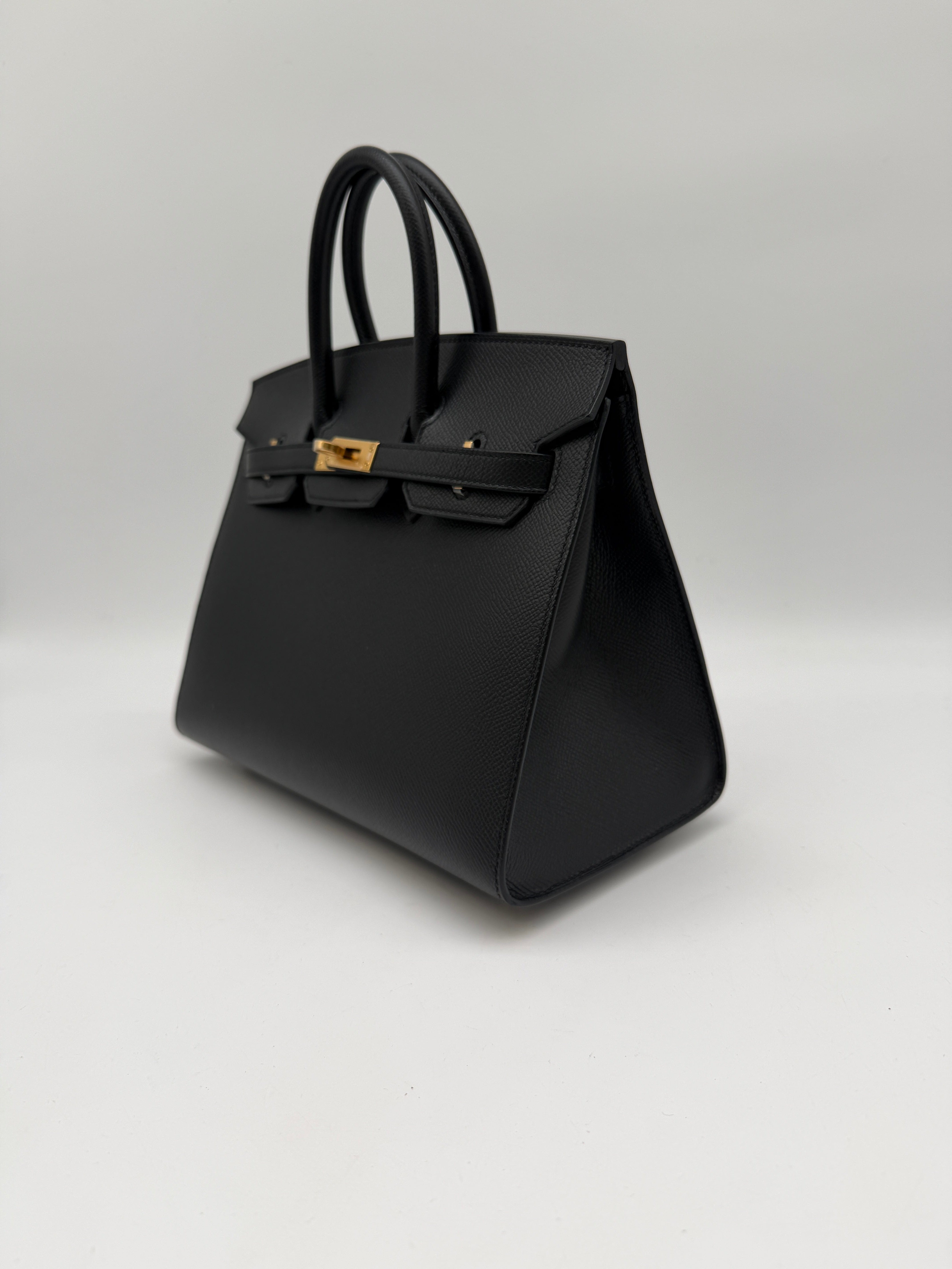 Prime Concierge Hermès Birkin 25 Black Epsom Sellier Gold Hardware