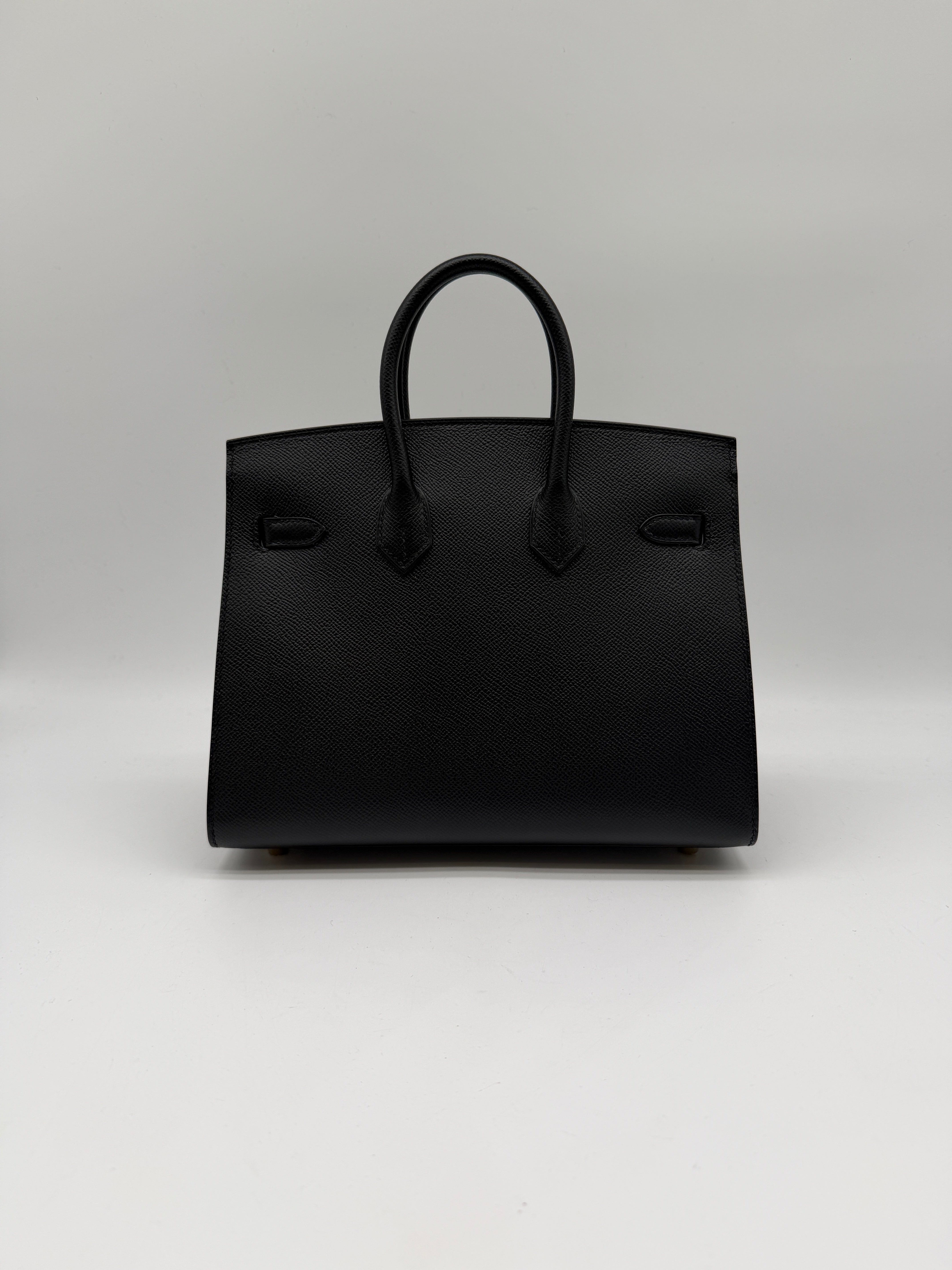 Prime Concierge Hermès Birkin 25 Black Epsom Sellier Gold Hardware